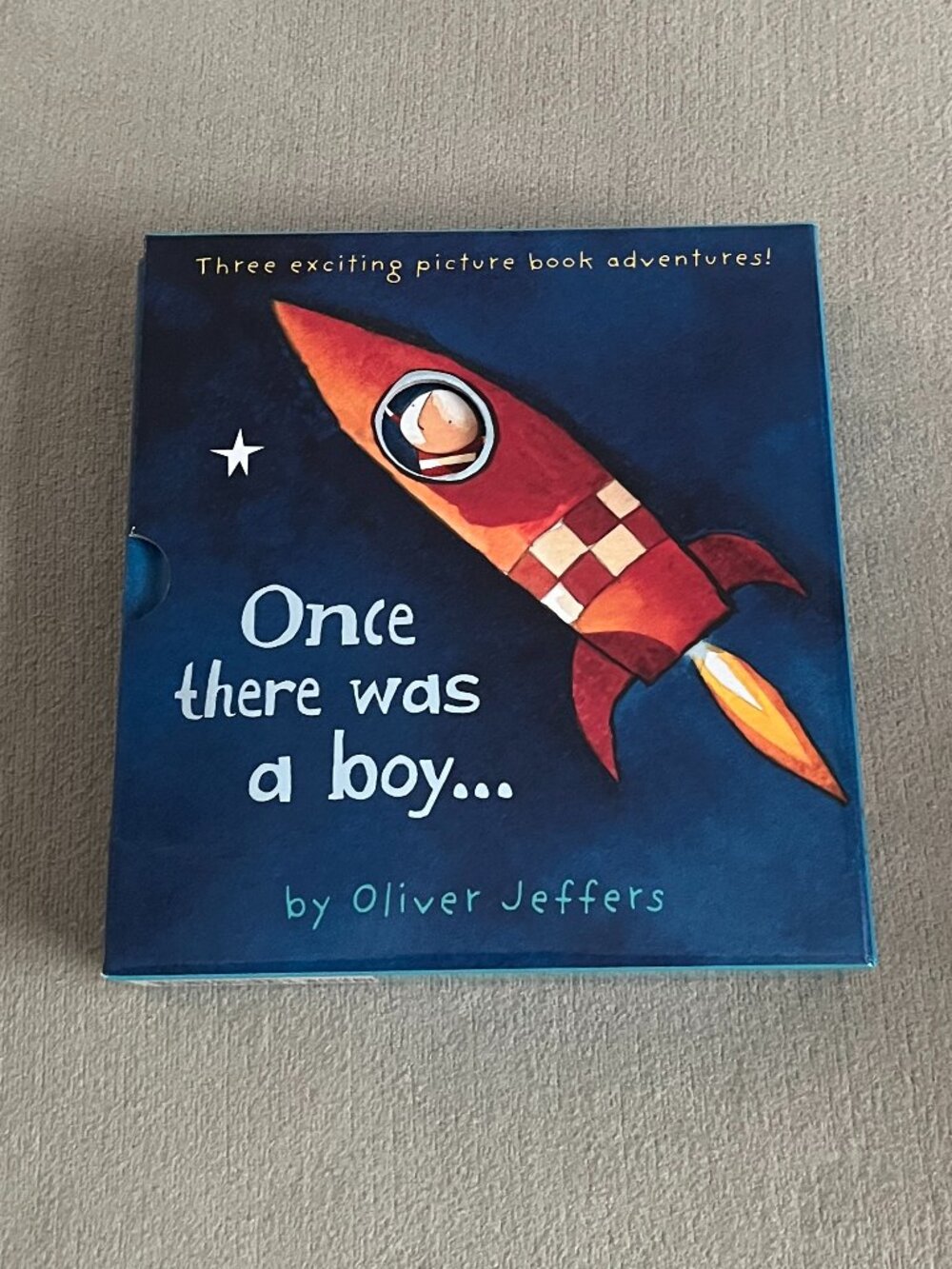Once There Was a Boy by Oliver Jeffers Picture Book Adventures Set of 3 New